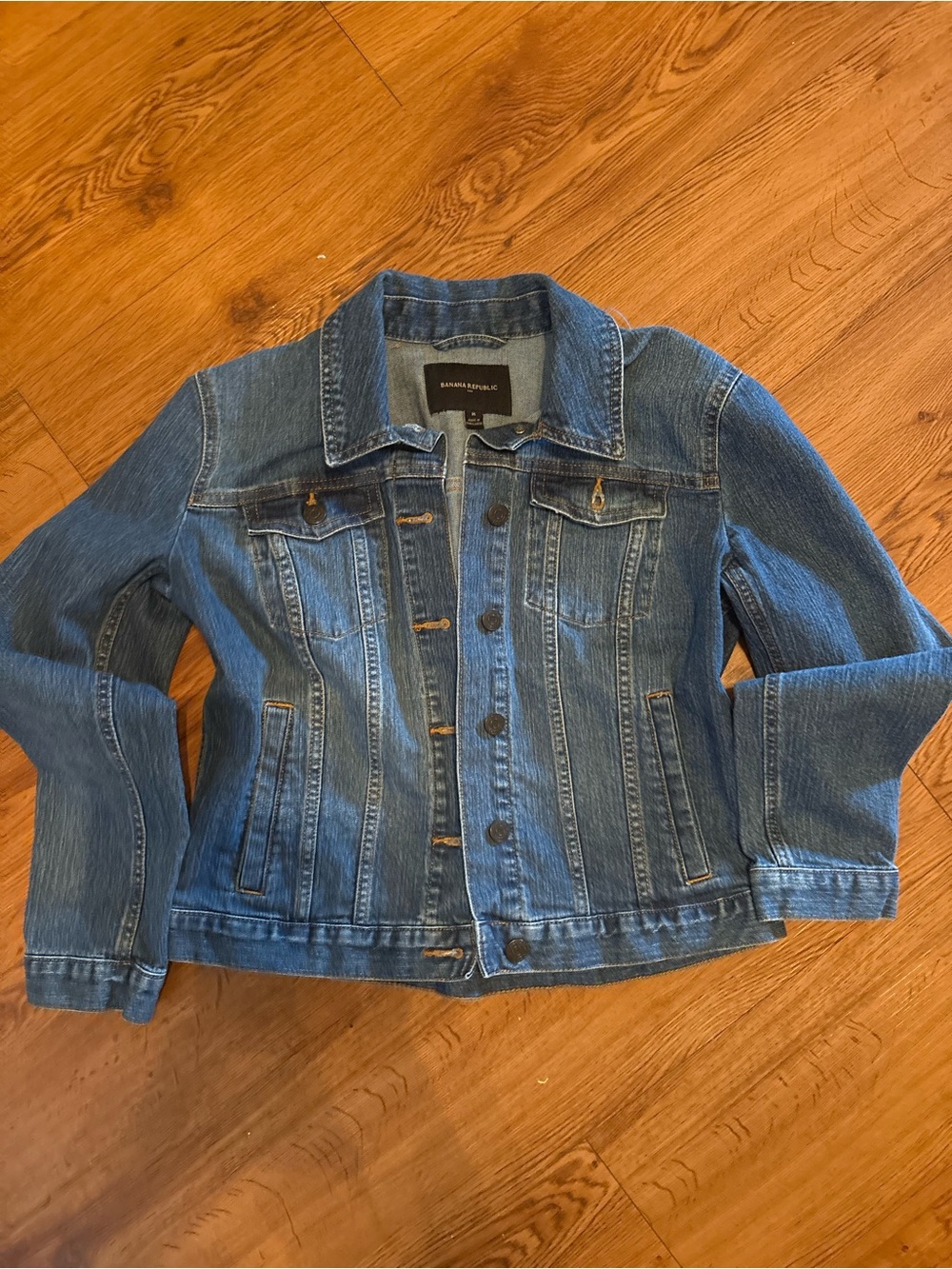 croft & barrow Medium Blue Denim Jean Jacket